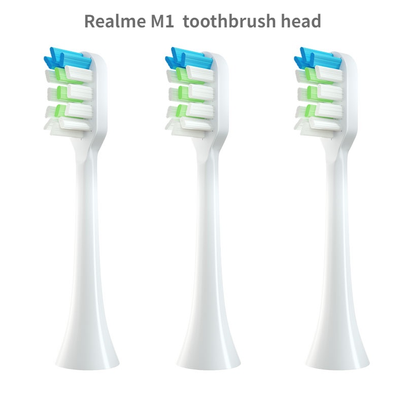 4支裝 realme M1電動牙刷頭成人情侶中性軟毛牙刷刷頭替換頭MH2012