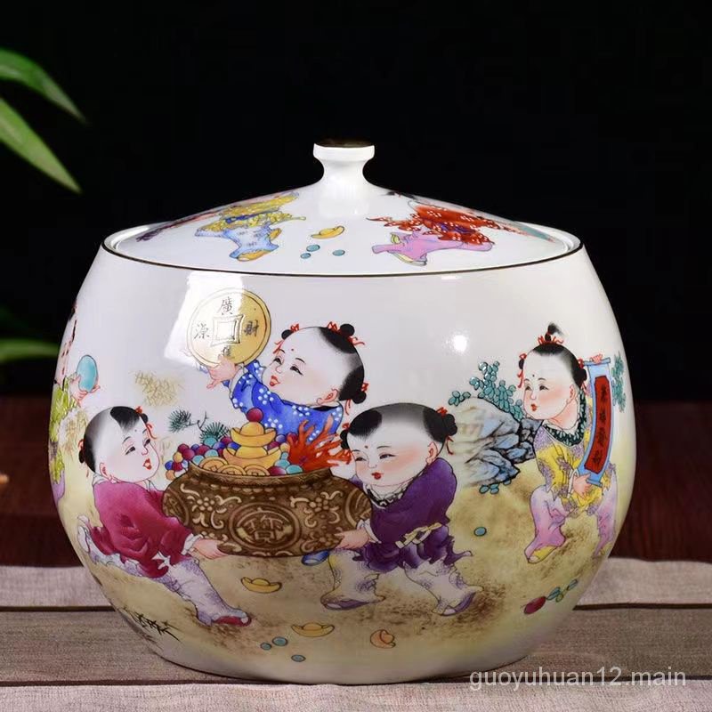 中国古玩 民國時期 粉彩 五子登科弥勒仏 時代物 茶碗 陶磁器 景徳鎮製