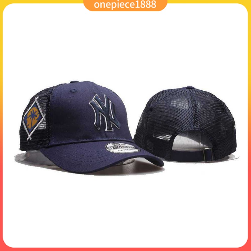 紐約洋基隊 MLB 棒球帽 透氣網帽 防曬帽 嘻哈帽 男女通用 鴨舌帽 彎帽 時尚配飾帽子防曬