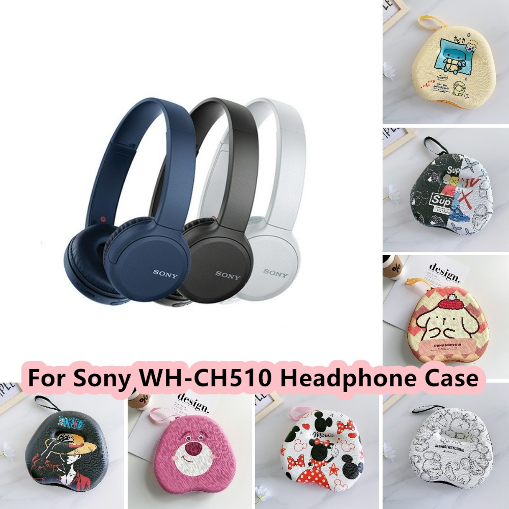 【快速發貨】適用於索尼 Wh-ch510 耳機盒時尚卡通系列 Kulomi 適用於索尼 WH-CH510 耳機耳墊收納袋