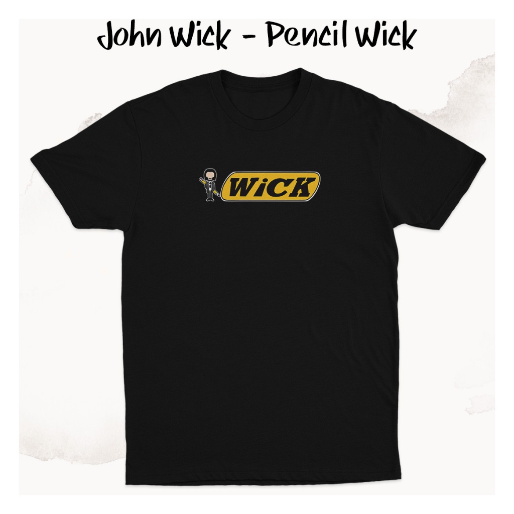John Wick K0180 Pencil Wick Film T 恤上衣 T 恤