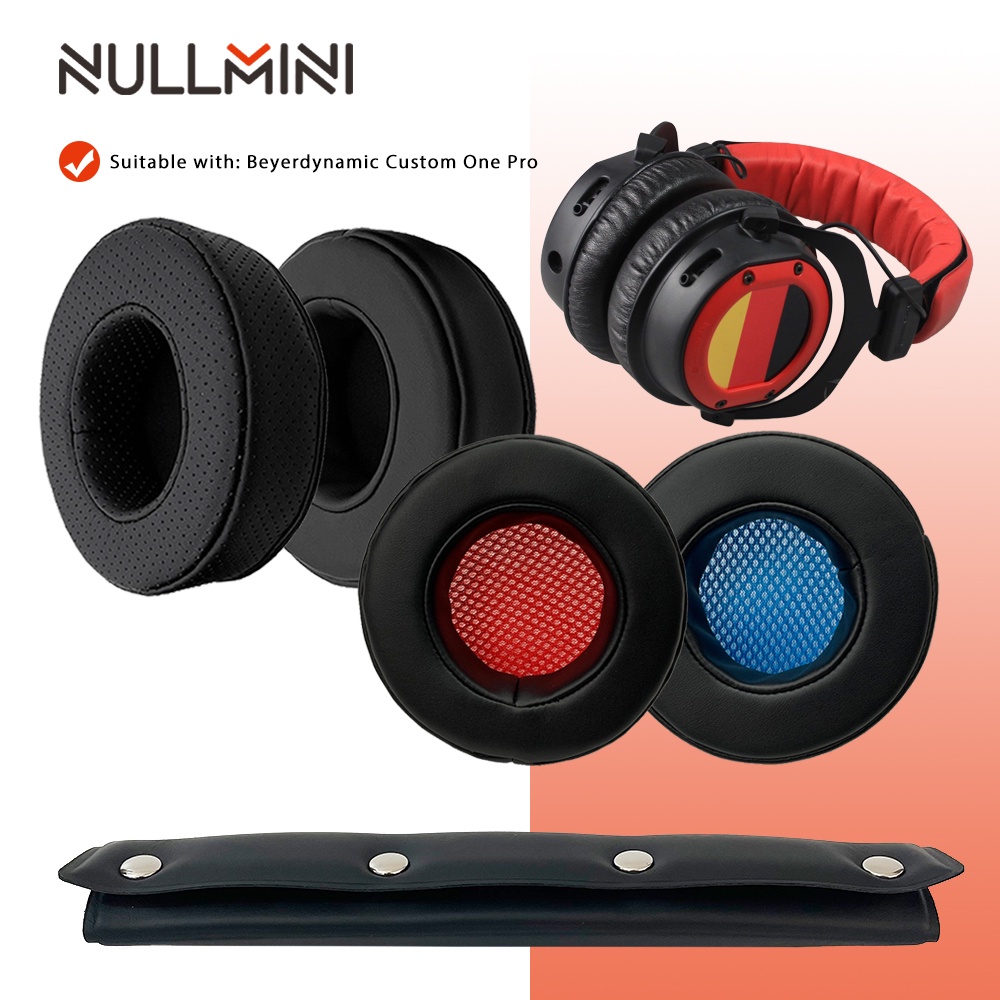 Nullmini 替換耳墊適用於 Beyerdynamic Custom One Pro 耳機加厚皮套