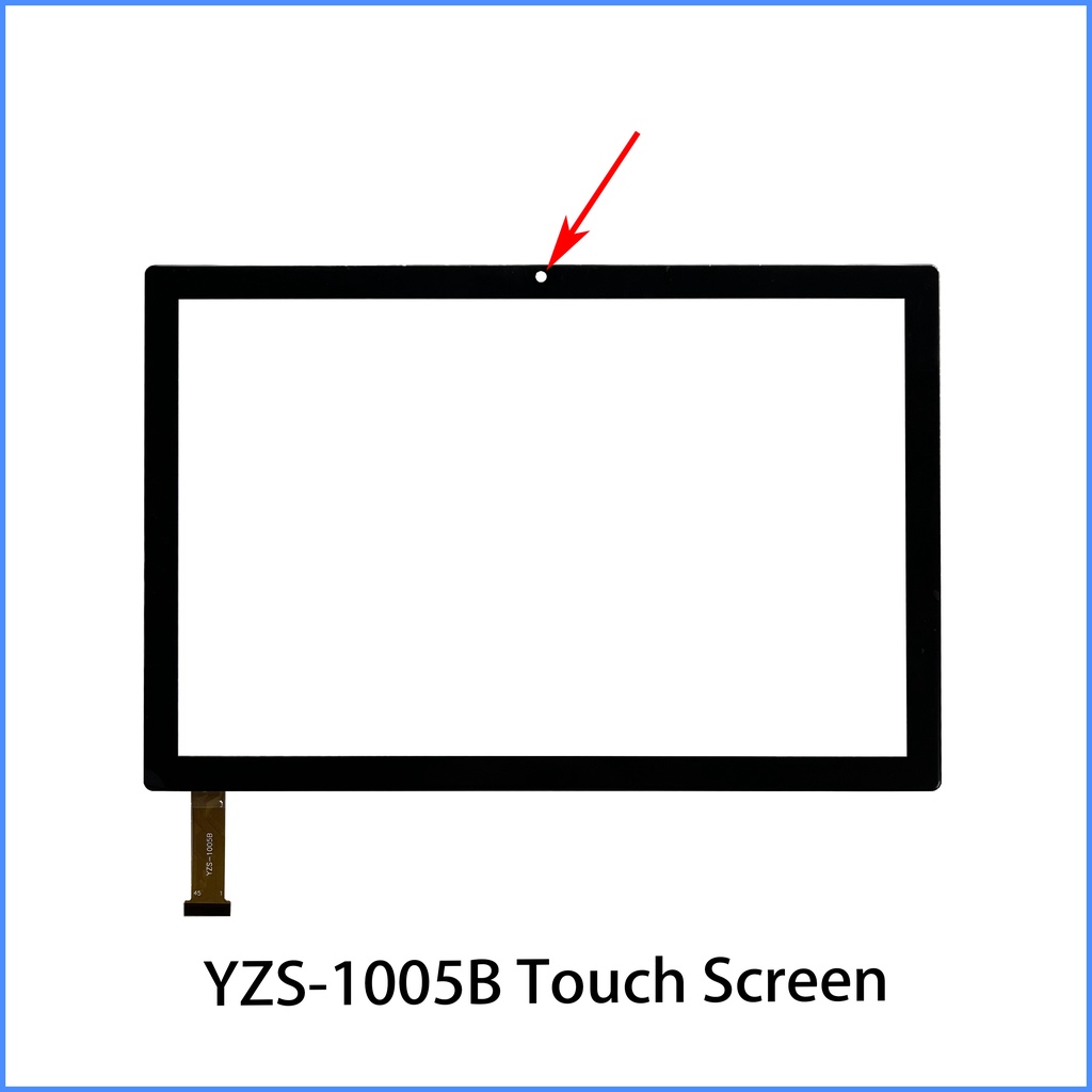 適用於 10.1 英寸 YZS-1005B 觸摸屏數字化儀電容面板玻璃鏡頭更換平板電腦多點觸控 YZS-1005 B