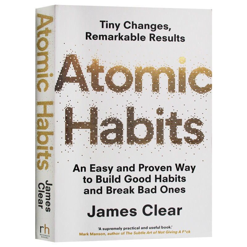 現貨 原子習慣 建立好習慣英文原版 Atomic Habits