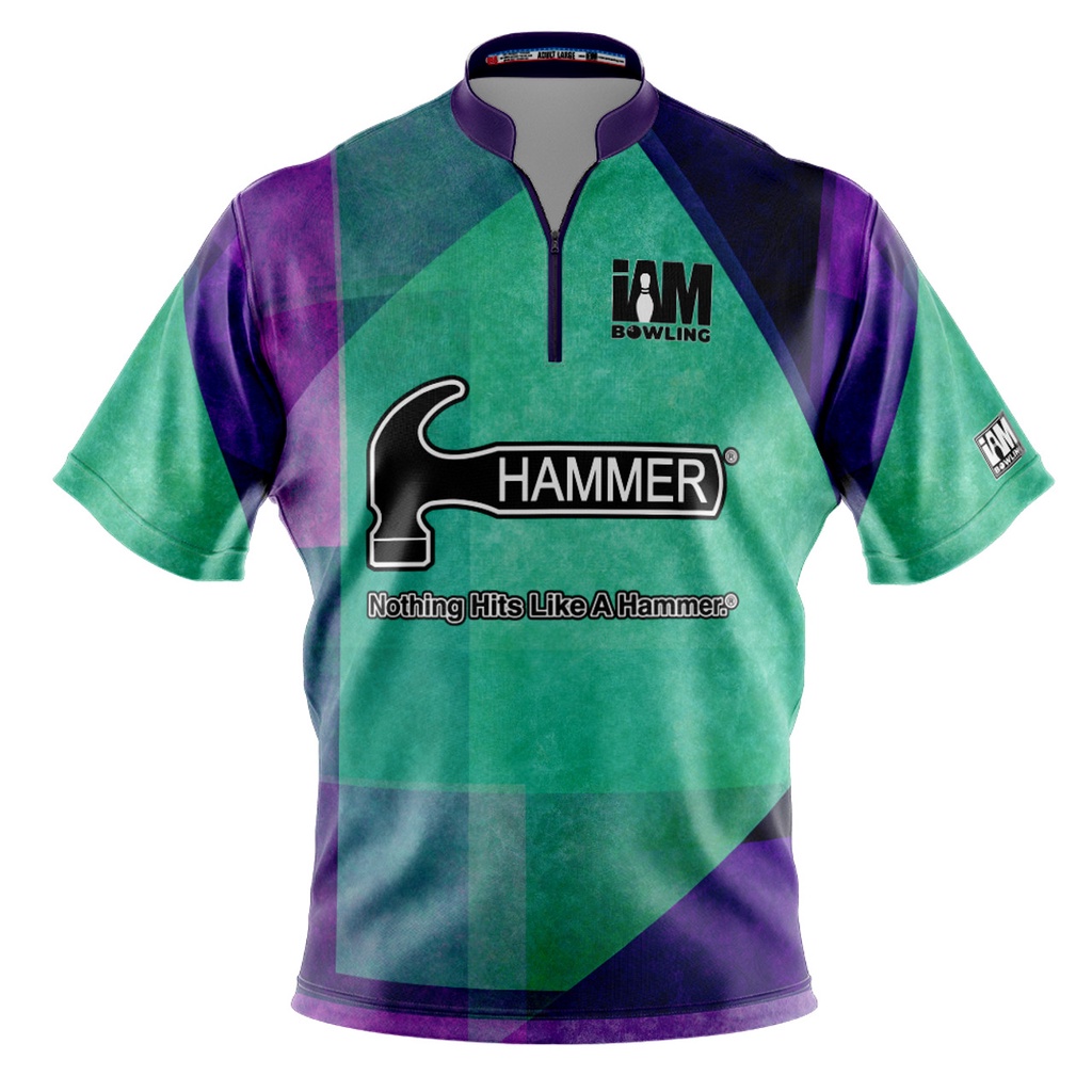 Hammer DS 保齡球衫 - 2004-HM 3D 拉鍊領保齡球衫 DIY 名稱