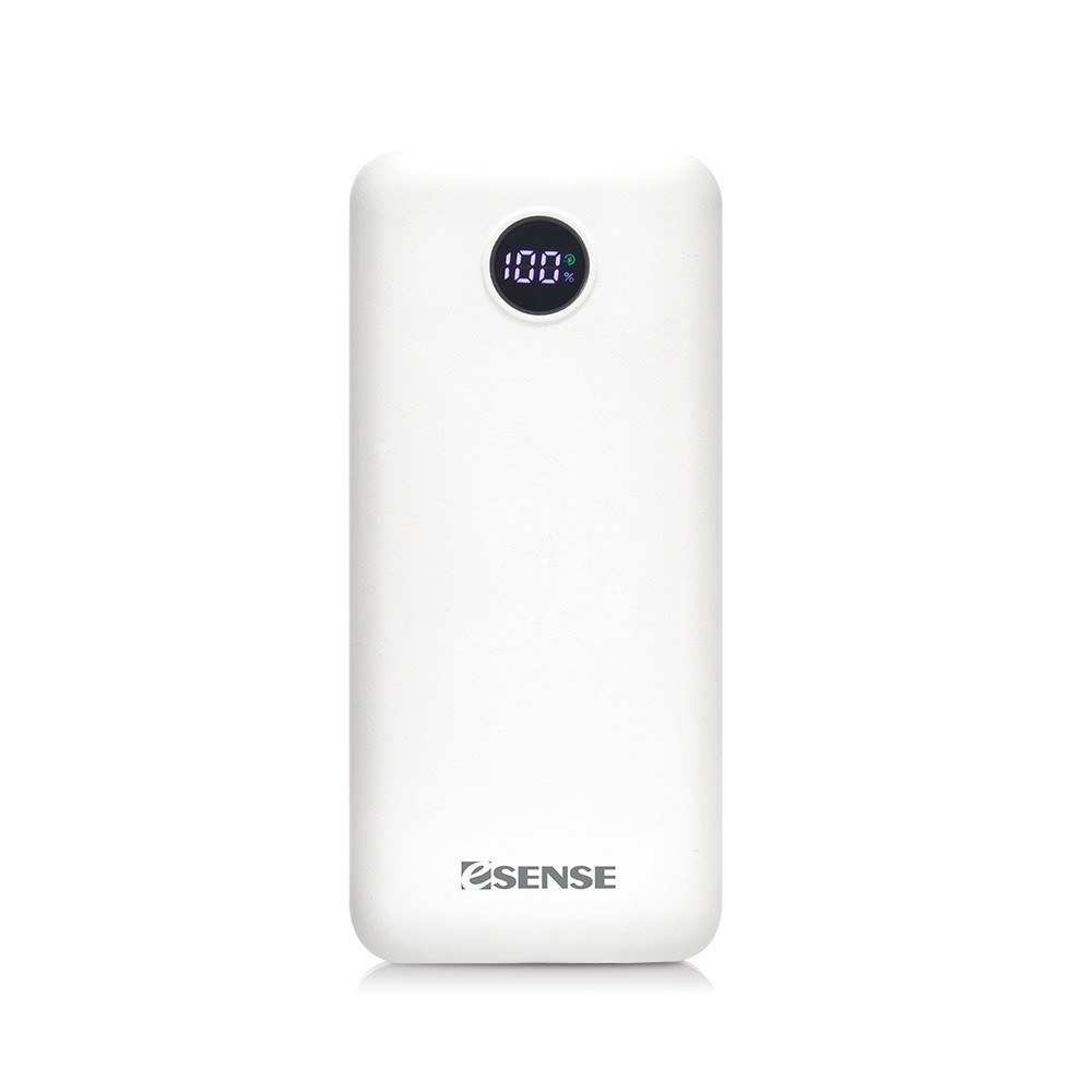 ESENSE 免帶線 10000PD 快充行動電源(白色)[大買家]