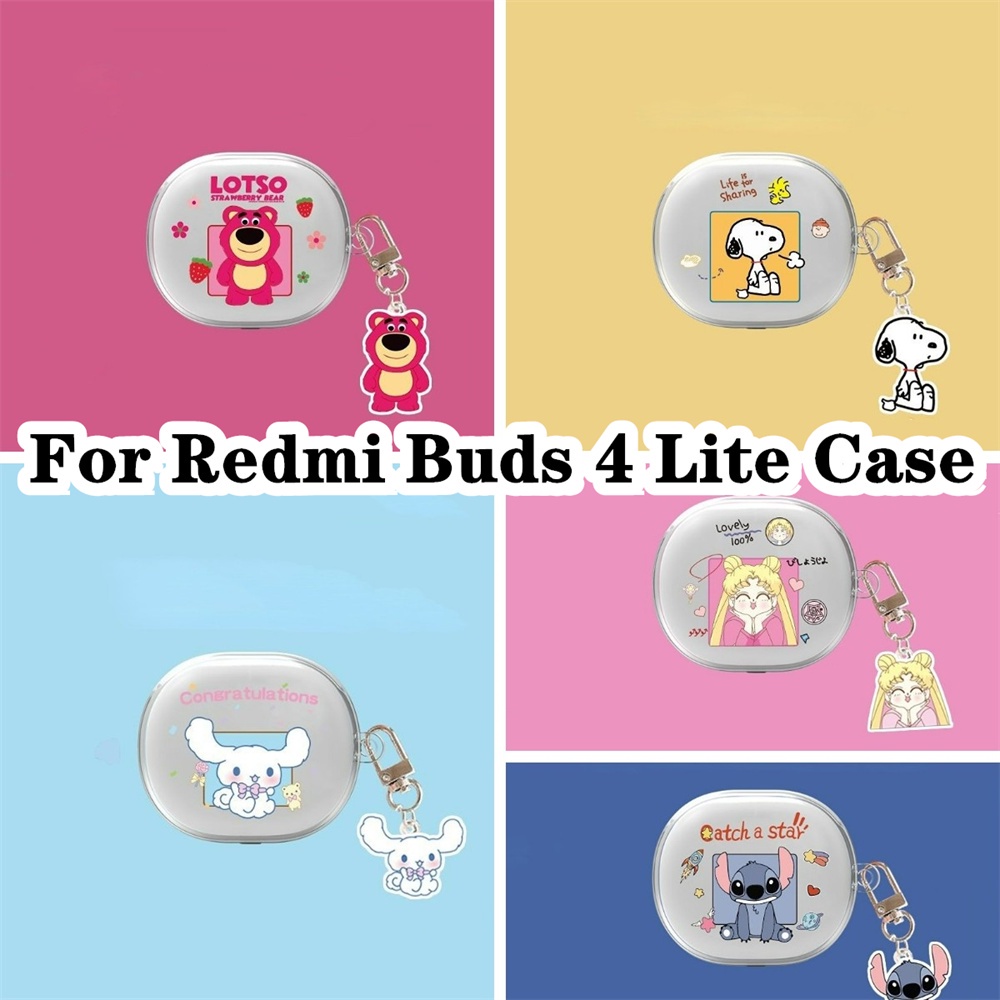 【imamura】適用於 Redmi Buds 4 Lite 保護套透明月桂犬適用於 Redmi Buds 4 Lite