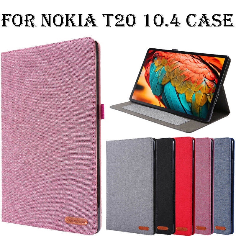 NOKIA 適用於諾基亞 T20 10.4 英寸平板電腦 2021 錢包卡槽外殼保護套翻蓋折疊支架