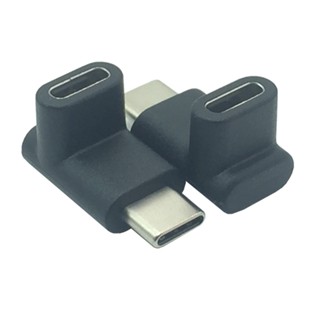 直角 90 度 USB 3.1 C 型公對母 USB-C 轉換器適配器適用於三星 S9 S8 Note 9 智慧手機