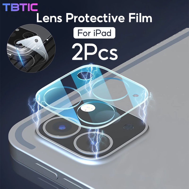 Tbtic 2PCS 鋼化玻璃保護膜適用於 2021 IPad Pro 11 12.9 Mini 6 2020 Air