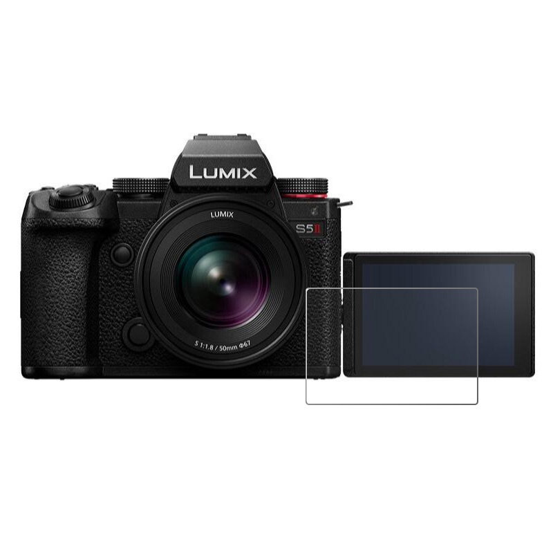 國際牌 適用於松下 Lumix S5M2X Lumix S5 DC-S5GK-K 相機鋼化玻璃 9H 2.5D 液晶屏保