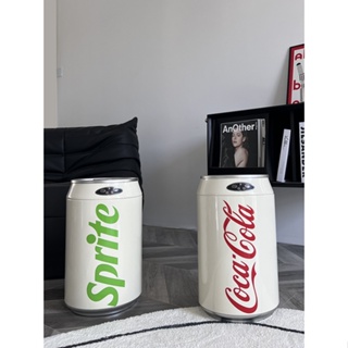 熱賣免運 可口可樂智能垃圾桶 感應雪碧家用易拉罐 廚房衛生桶 客廳可愛可樂罐