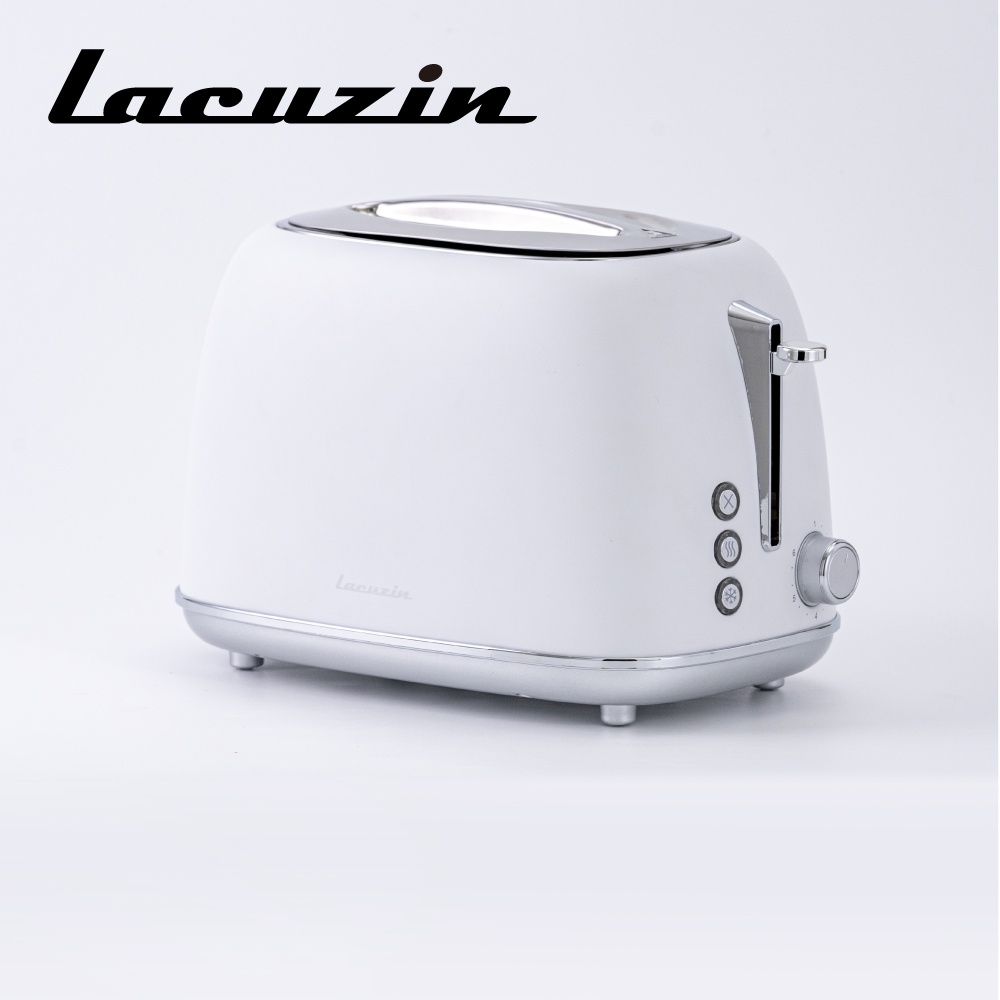 【Lacuzin】六段烤色厚片防燙烤麵包機 - 珍珠白