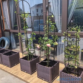 附發票~ 種植箱 陽臺種菜深花盆樓頂專用葡萄薔薇月季花箱 花槽 大號果樹盆 50種植箱