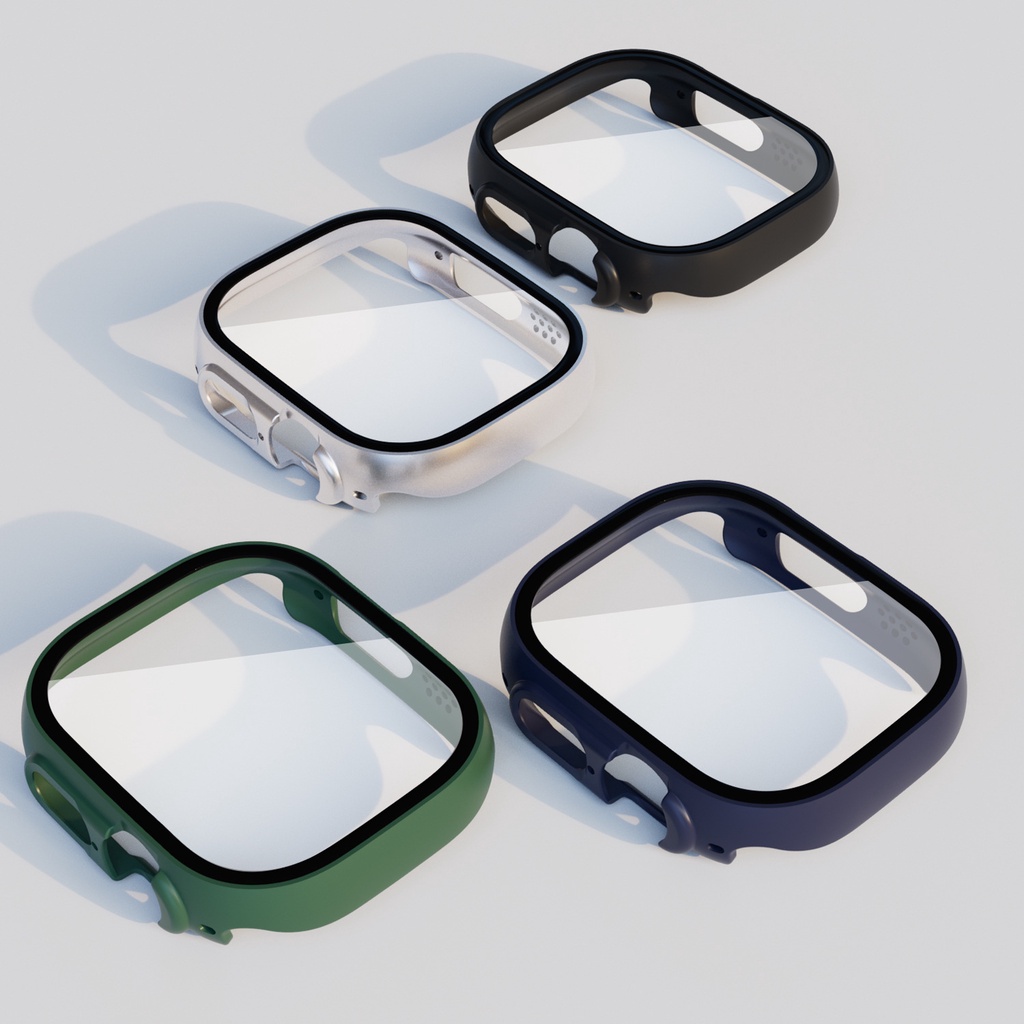 殼膜一體 全包保護殼 電鍍殼 Apple Watch 錶殼 S8 S9 ultra 49mm 蘋果錶殼
