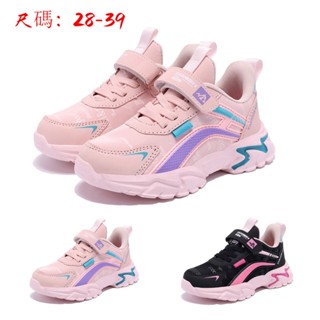 【臺灣出貨】童鞋 兒童女童鞋 防水皮革運動鞋 學生軟底防滑休閒鞋 輕便韓版男童鞋 跑步鞋 慢跑鞋 大童 魔術貼 防水鞋