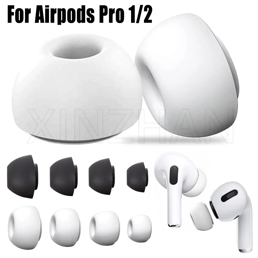 耳機配件兼容 Airpods Pro 1/2 XS S M L 耳塞替換耳塞降噪耳塞保護套軟矽膠耳塞
