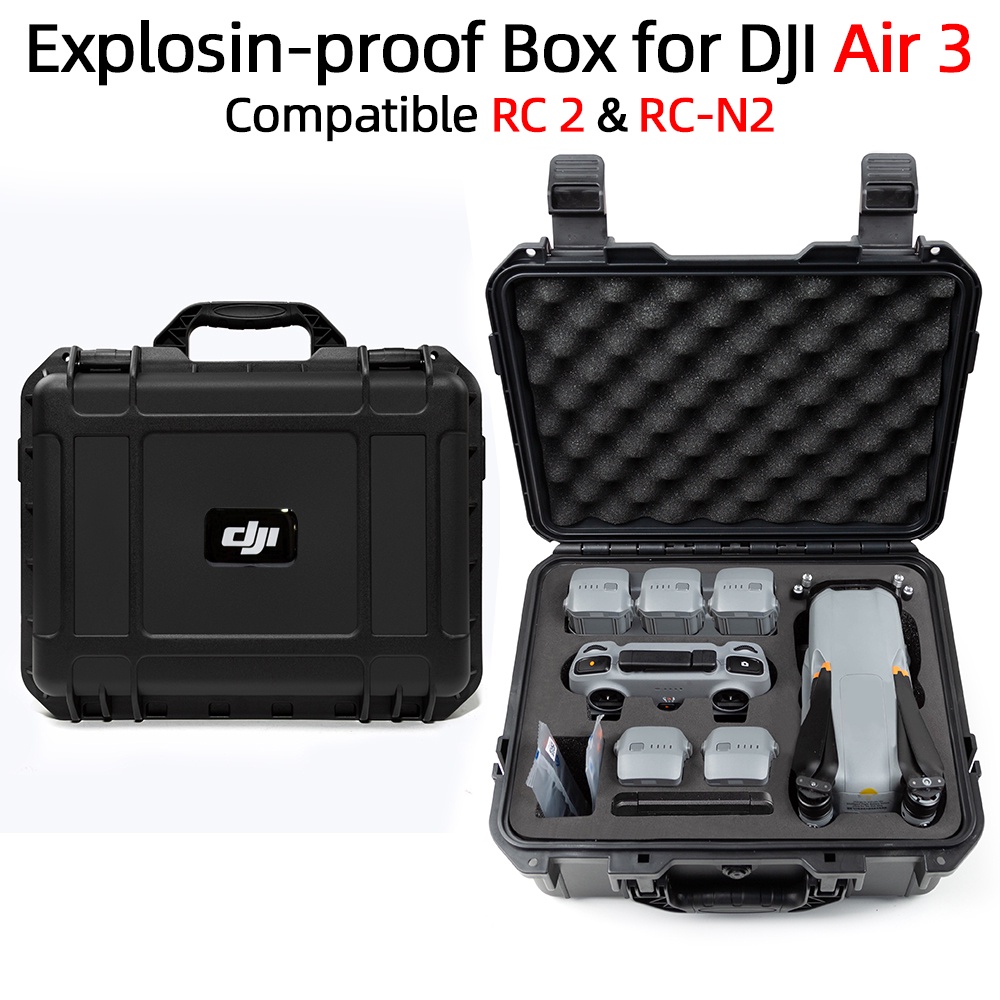 適用於 DJI air3 收納包 air 3 防爆盒 DJI air 3 屏幕收納盒 RC 遙控包