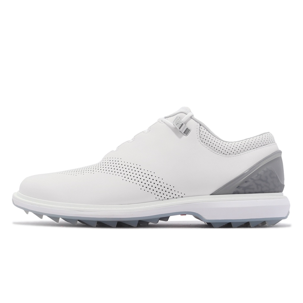 Nike 高爾夫球鞋 Jordan ADG 4 白 灰 爆裂紋 高球 男鞋【ACS】 DM0103-105