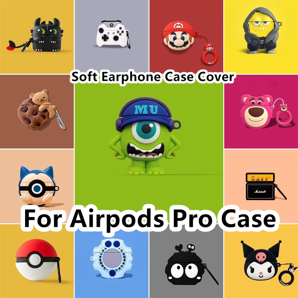 現貨! 適用於 Airpods Pro Case 情侶可愛卡通適用於 Airpods Pro 外殼軟耳機保護套