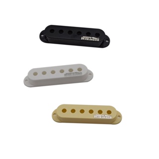 Wilkinson 復古單線圈拾音器罩(3 件套),用於 Strat 電吉他零件更換的吉他拾音器罩配件