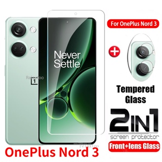 2in1 全屏保護膜鋼化玻璃適用於 OnePlus Nord 3 5G CPH2491 OnePlus Nord3 5G