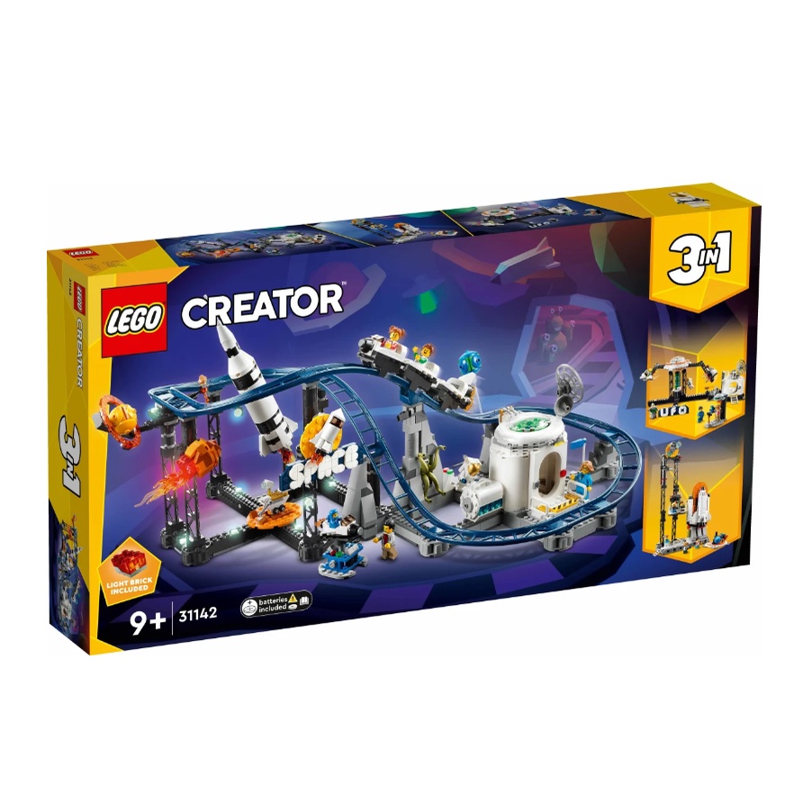 &lt;屏東自遊玩&gt; 樂高 LEGO 31142 CREATOR 三合一系列 太空雲霄飛車