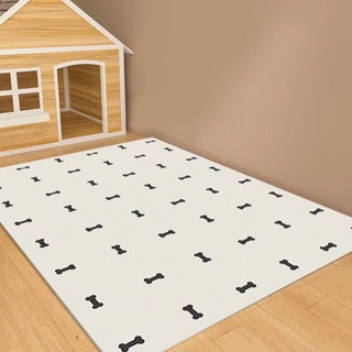 免洗寵物地墊 PVC防水可擦耐磨客廳地毯 貓狗專用耐臟室內狗地板墊