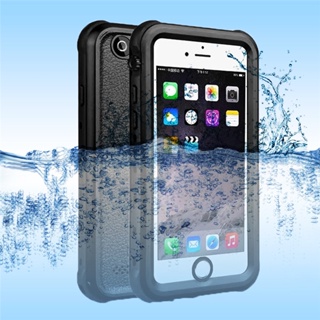 適用於 iPhone 7 8 Plus Funda 手機殼防震游泳袋的 360 度全方位保護真正防水手機殼