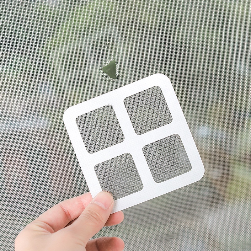 10 件裝粘性固定網窗家用防蚊蠅蟲昆蟲修復屏風牆貼貼紙網紗窗紗