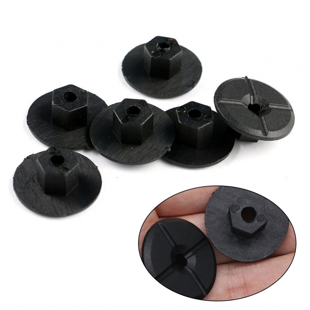 方便的 10 件套內襯塑料螺母(黑色)適用於梅賽德斯 W201BMW A2019900050