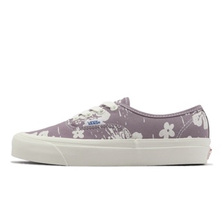 Vans Authentic 44 DX 休閒鞋 安納海姆 粉紫 白 小花印花 男女鞋【ACS】 VN0A4BVYPRP