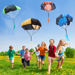 手拋降落傘/降落傘士兵模擬飛行玩具/兒童益智教育道具/趣味戶外娛樂遊戲/兒童飛行降落傘運動