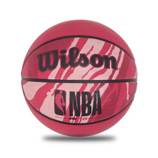 Wilson NBA NO.7 DRV PLUS 桃紅 火焰紋 室外 橡膠 籃球 7號球 ACS WTB9203XB07