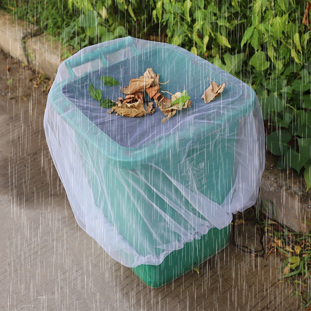 網罩網用於戶外花園雨桶集水桶水箱雨水收集部件保護器