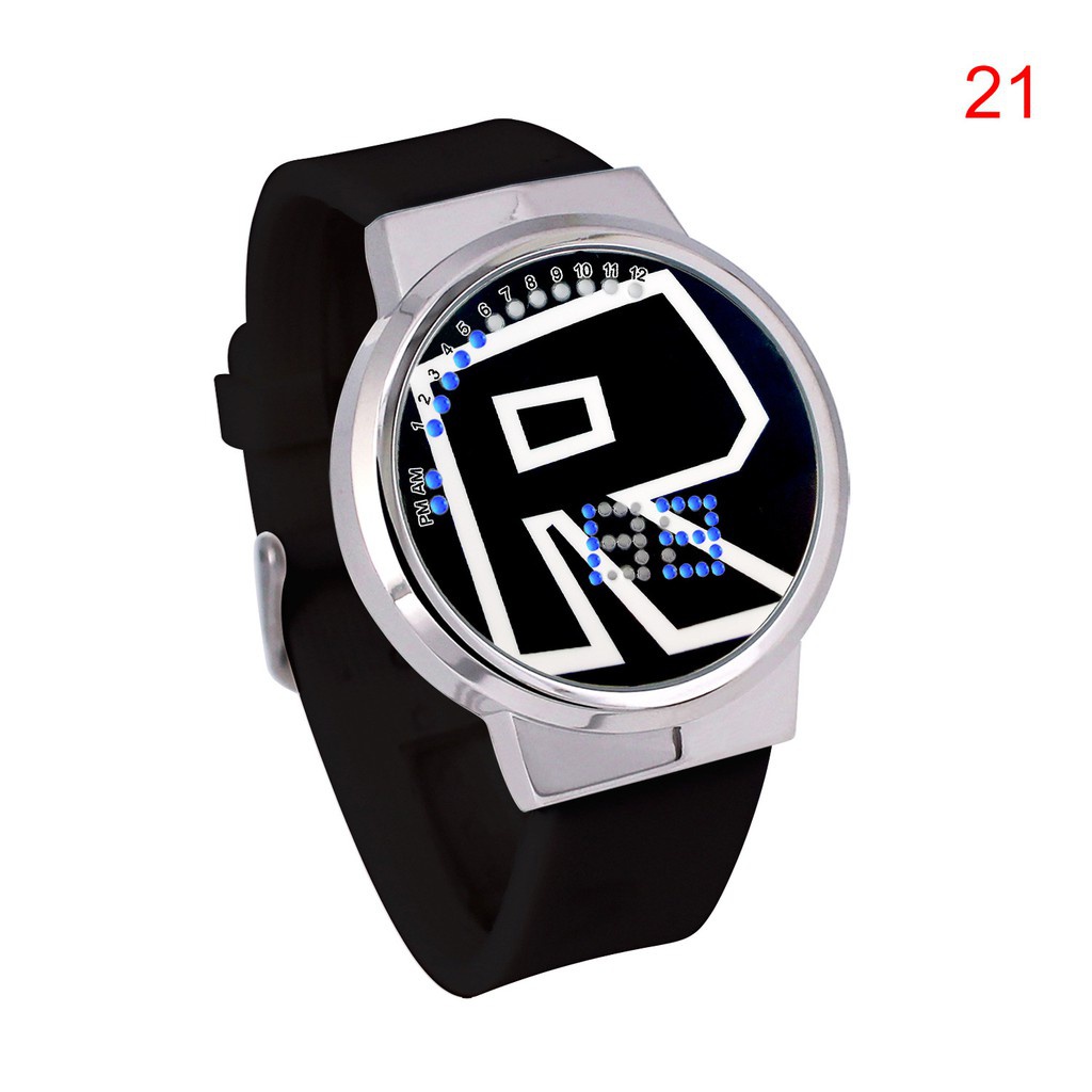 Roblox 數字手錶 roblox 遊戲 roblox 禮物手錶遊戲 LED 發光觸摸屏防水運動電子手錶 robux