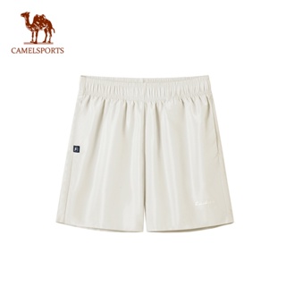 CAMEL SPORTS 運動短褲 女春夏感寬鬆薄款透氣休閒褲速乾梭織