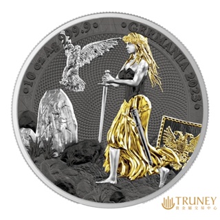 【TRUNEY貴金屬】2023日耳曼尼亞銀章10盎司 - ANA版 / 約 82.94台錢