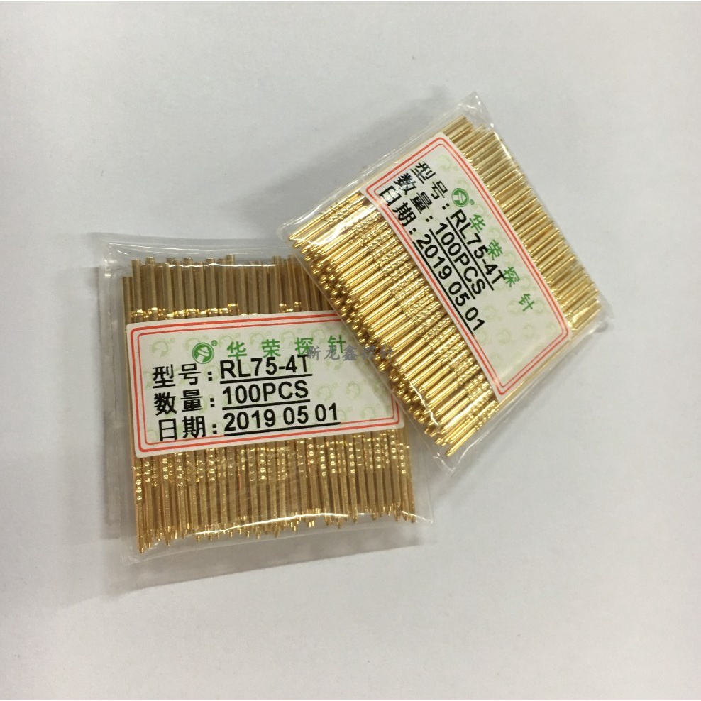 華榮探針RL75-4T/3T 圓尾巴 測試針套管 PL75套筒針座 可接端子線