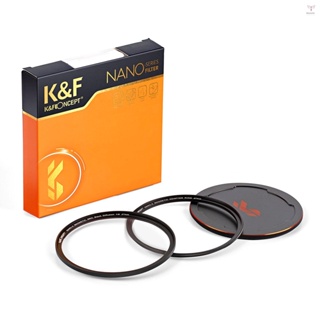 K&F概念NANO-X-1/8軟焦濾鏡擴散濾鏡，帶防水防塵FMC綠膜，用於相機鏡頭67mm直徑