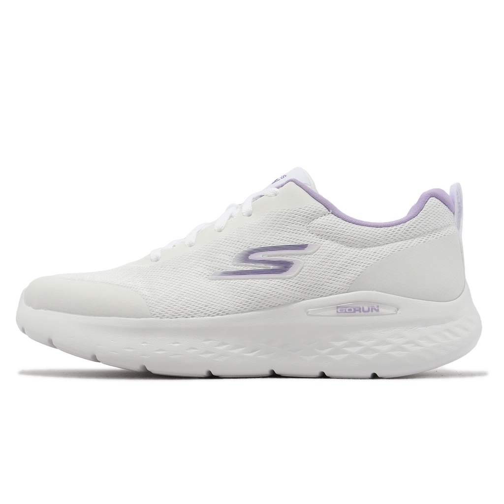 Skechers 慢跑鞋 Go Run Lite-Inertia 白 紫 小白鞋 女鞋 【ACS】 129425WPR