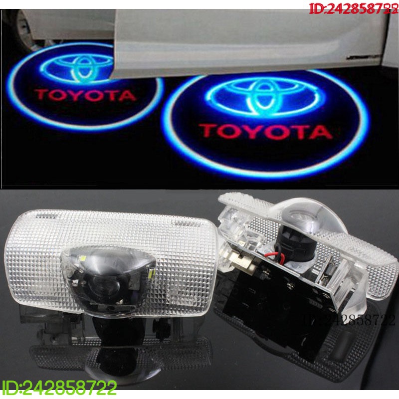 【現貨】一組2入Toyota 豐田 sienta chr YARIS裝照地燈迎賓燈 LED車門燈 照地燈 投影燈 免改裝