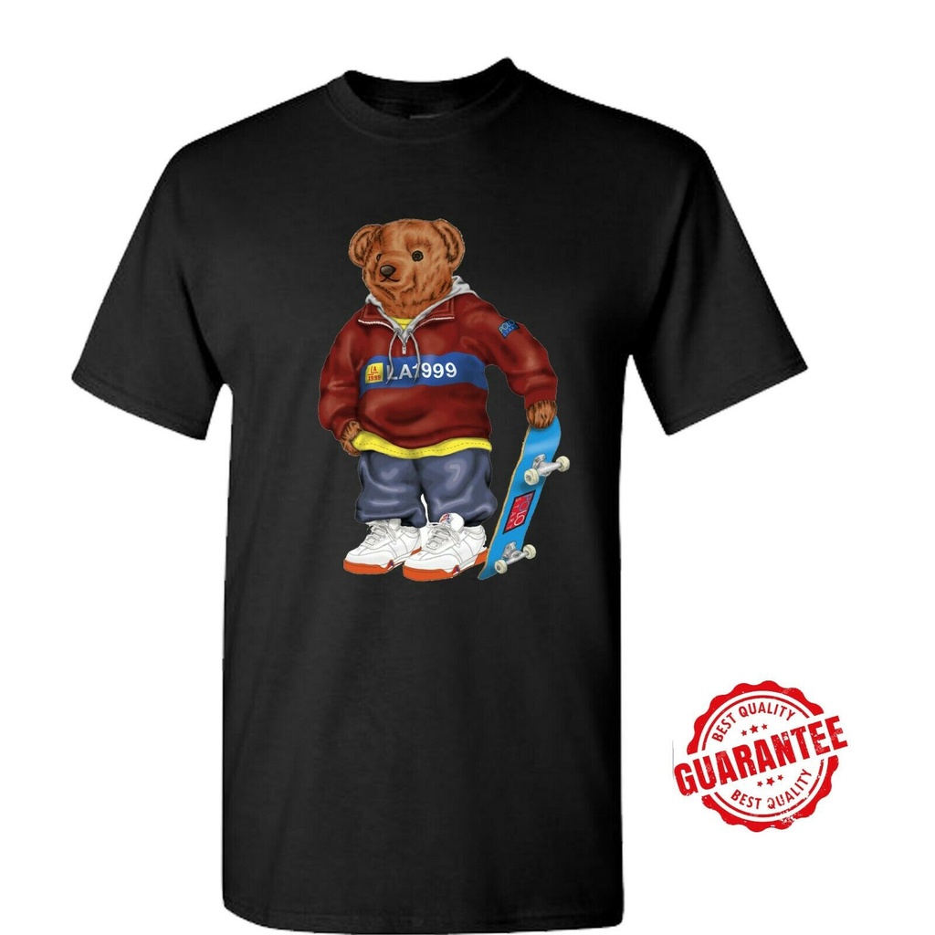 Polo Bear 美國泰迪襯衫第 4 款 Gildan 棉 T 恤適合青年熱銷上衣 T 恤