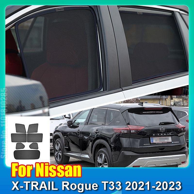 適用於 Nissan X-TRAIL Rogue T33 2021-2024 XTRA 車窗遮陽罩前擋風玻璃後側窗簾遮陽