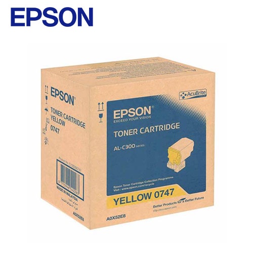 EPSON 原廠碳粉匣 S050747(黃色)