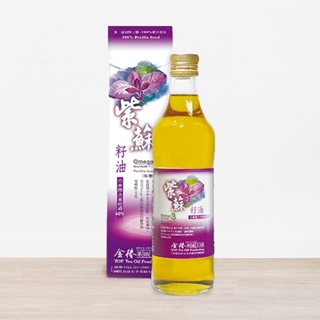 金椿茶油工坊紫蘇籽油 500ml涼拌拌麵食用油健康油