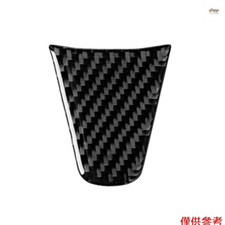 汽車方向盤貼紙碳纖維材料車輛軸承圓飾板更換，適用於本田Fit/Jazz GK5 3RD GEN 2014-2018