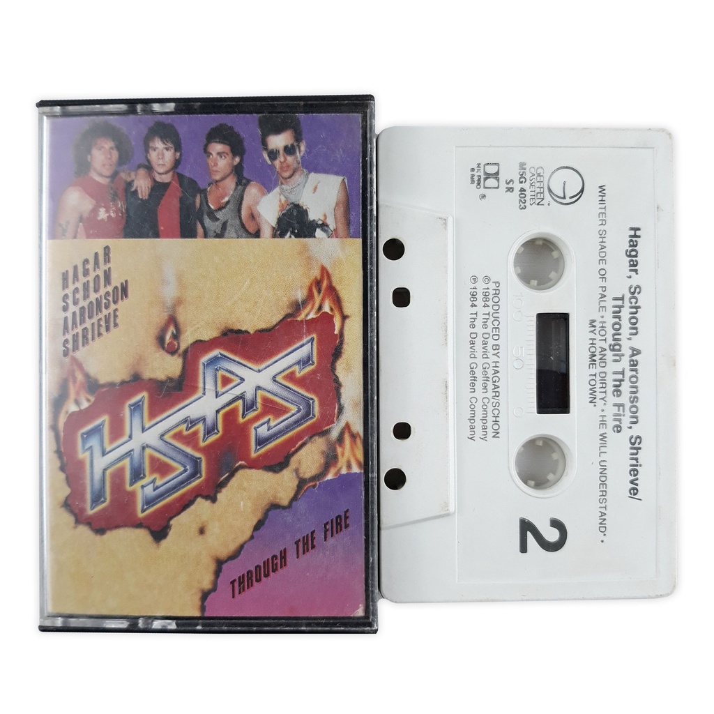 HSAS-Through The Fire 老懷舊錄音帶 音樂卡帶 磁帶重金屬樂團 搖滾