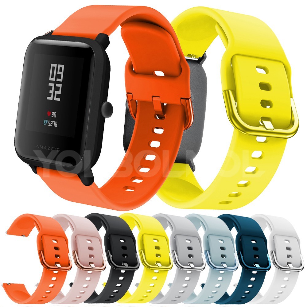 華米 米動手錶 青春版錶帶 腕帶 Amazfit GTS/三星Galaxy Active 2矽膠手錶錶帶 20mm錶帶