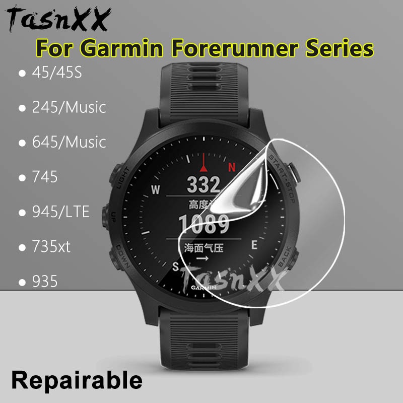 2/3/5/10 件超透明屏幕保護膜適用於 Garmin Forerunner 45/45S 945 LTE 745 9